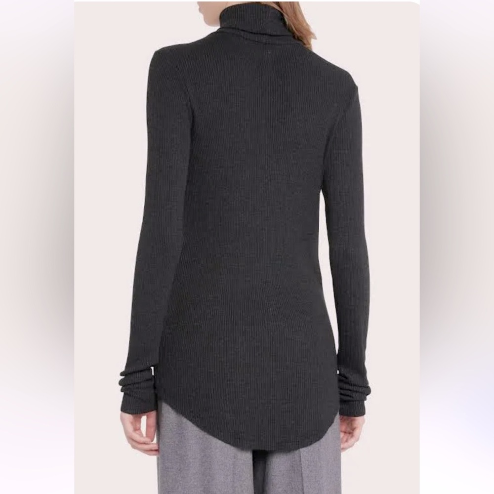 NSF Long-Sleeve Slim-Fit Turtleneck Knit Top